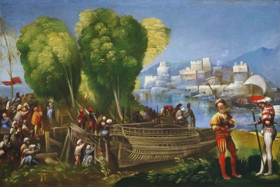 Aeneas and Achates on the Libyan Coast, c.1520 by Dosso Dossi